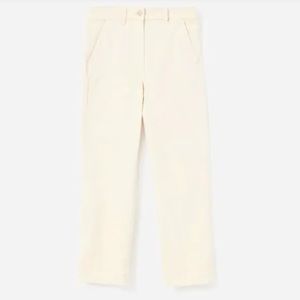 Everlane The Straight-Leg Crop — sandstone color, size 2 short